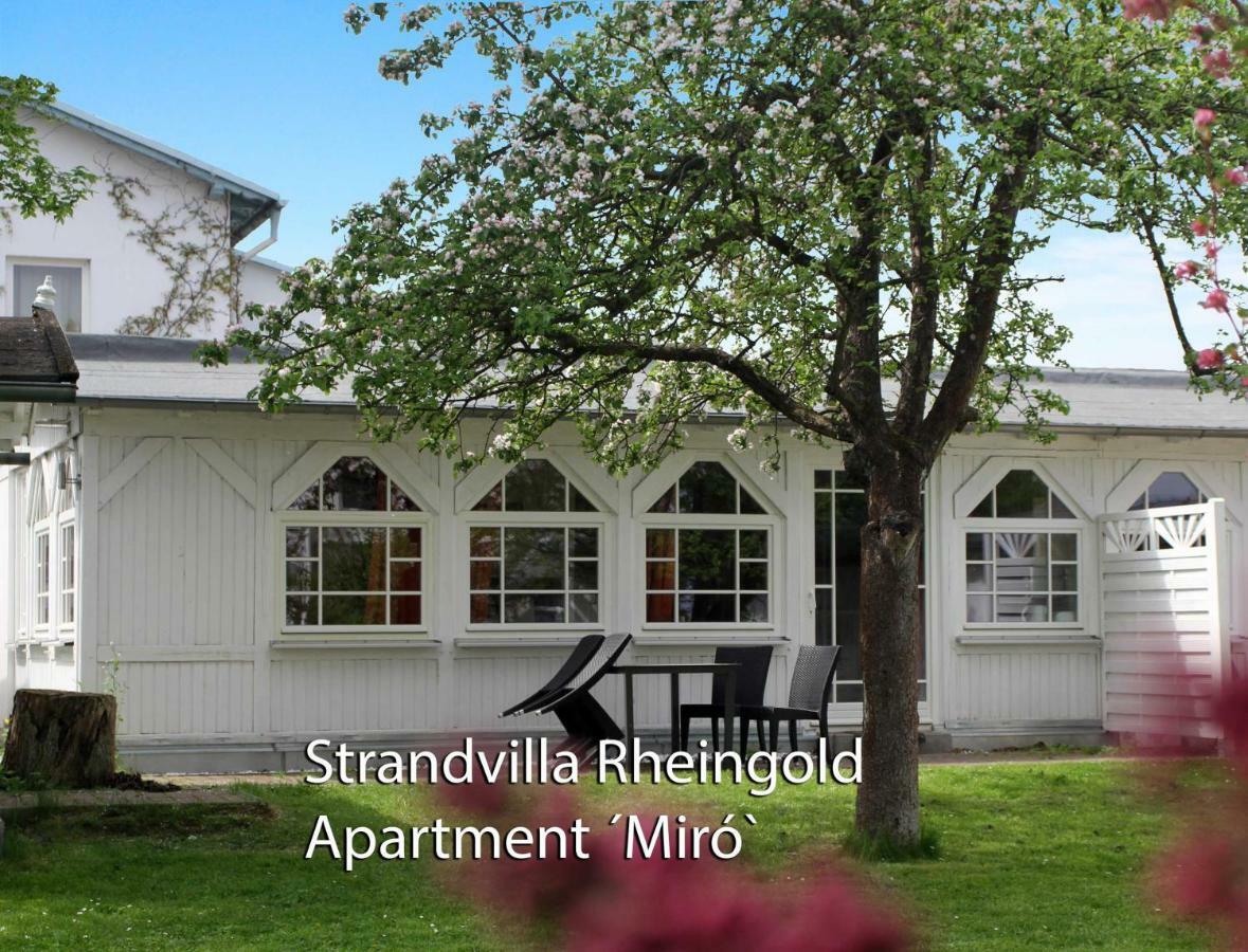 Strandvilla Rheingold - Ferienwohnung Miro Гёрен Экстерьер фото